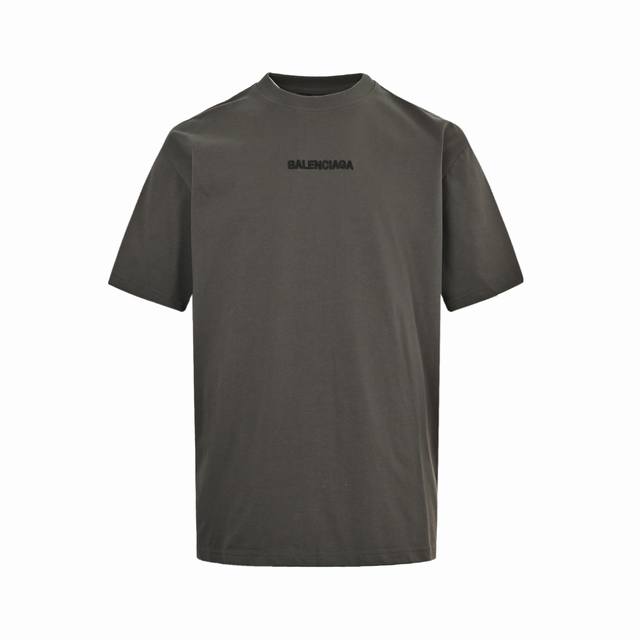 Balenciaga Balenciaga front and back embroidered letter short sleeves Exclusive