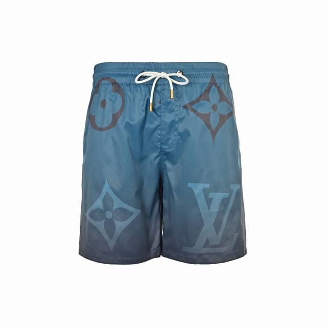 Louis Vuitton 25Ss Monogram Large Logo Gradient Print Shorts A pair of summer sh
