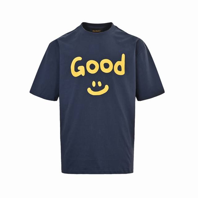 Drew House Good Letter Smiley Face Print Short High Weight 280g Double Yarn Cott