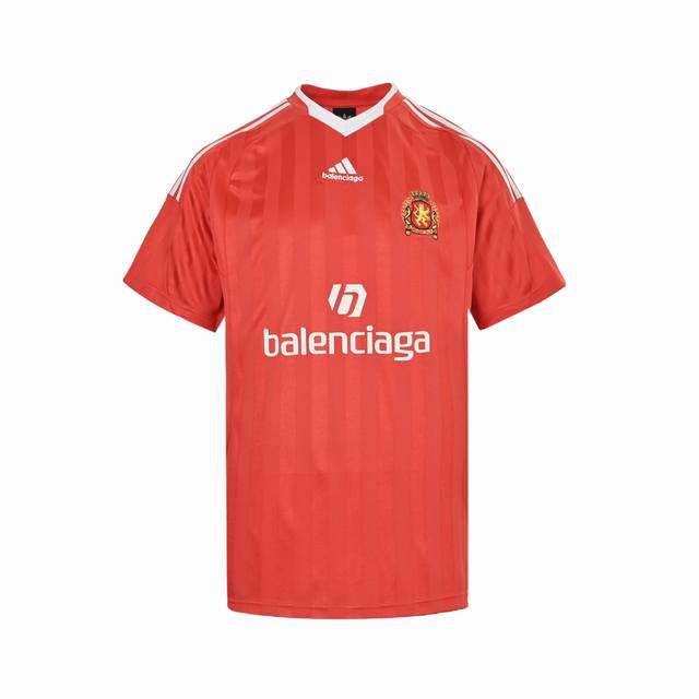 Balenciaga & Adidas Manchester United joint jersey short sleeves Embroidery: Str