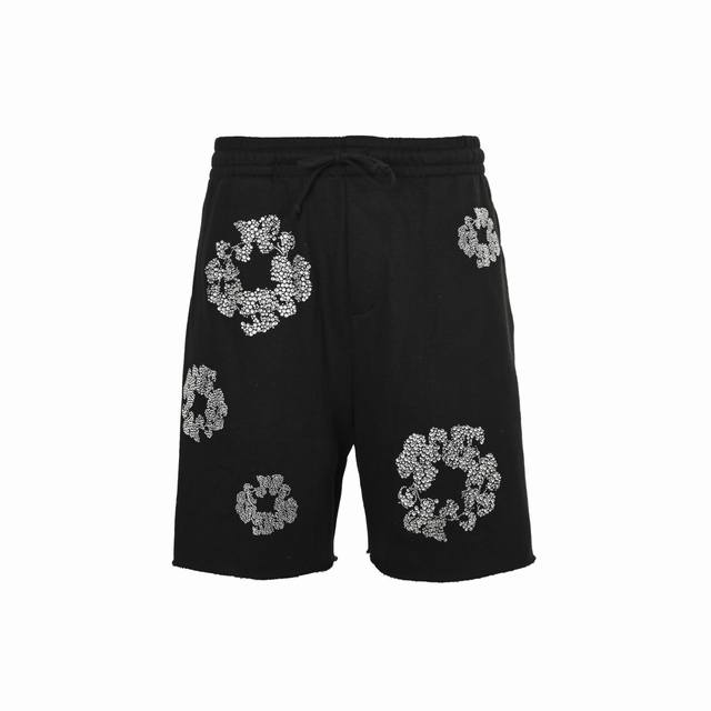 Denim Tears 25Ss hot-drilled cotton shorts The original shorts cost less than 10