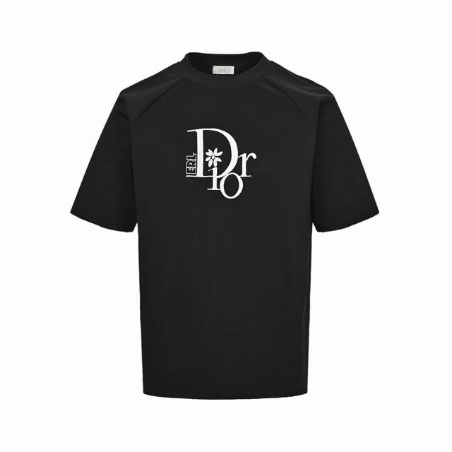 Dior Dior & Erl joint embroidered Logo short sleeves limited edition Zp is hard
