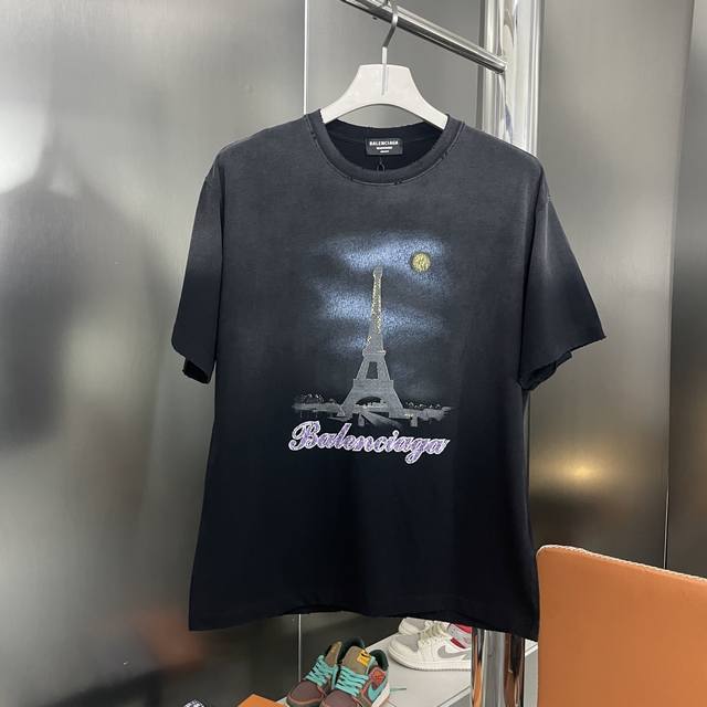 New pure original product, top original replica Balenciaga 25Ss latest Paris Eif