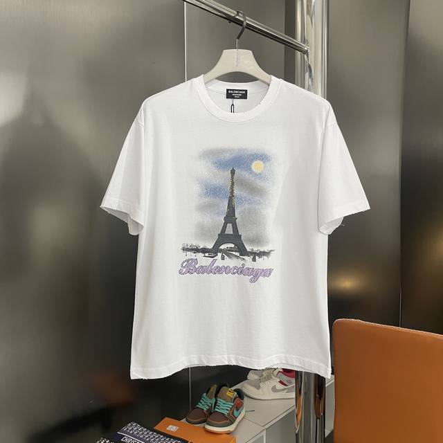New pure original product, top original replica Balenciaga 25Ss latest Paris Eif
