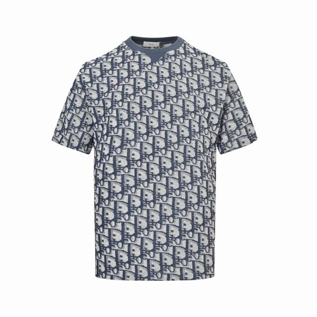 Dior 25Ss full-print Cd old flower jacquard towel short sleeves was originally p