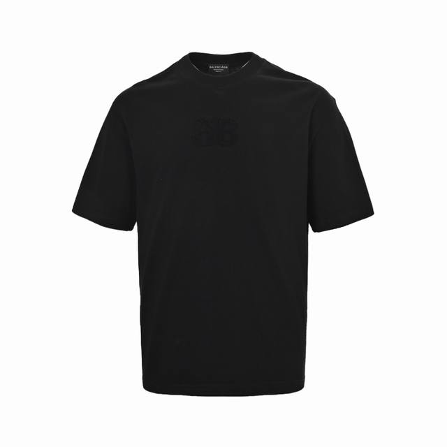 Balenciaga 25Ss double B towel embroidered short sleeves The fabric is made of 2