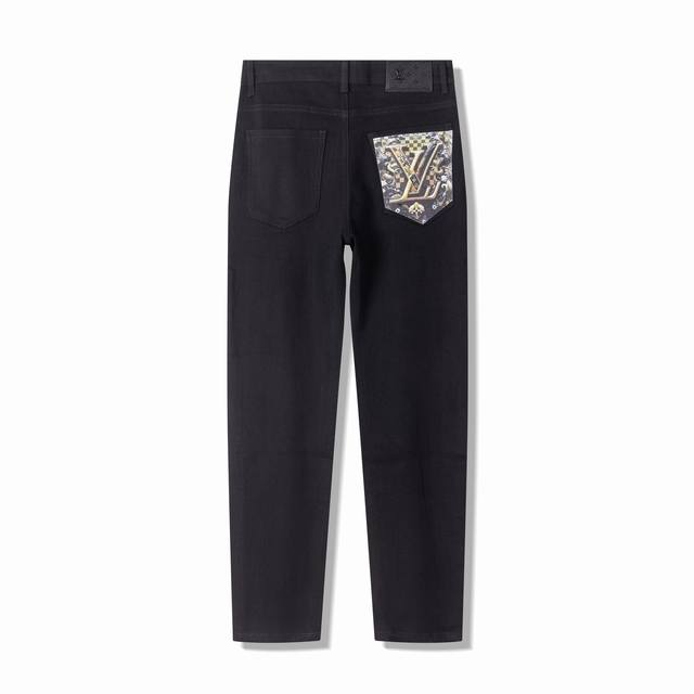 Louis Vuitton Louis Vuitton LV washed high-grade blue gradient old flower logo j