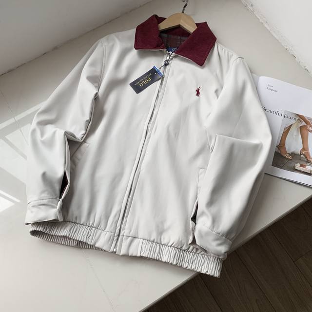 Ralph Lauren 24Ssrl Jacket with classic warhorse logo embroidered on the chest,