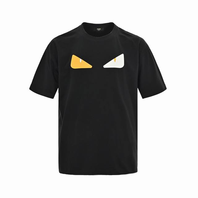 Fendi Fendi classic monster rubber eyes short sleeves Summer new monster eyes ru