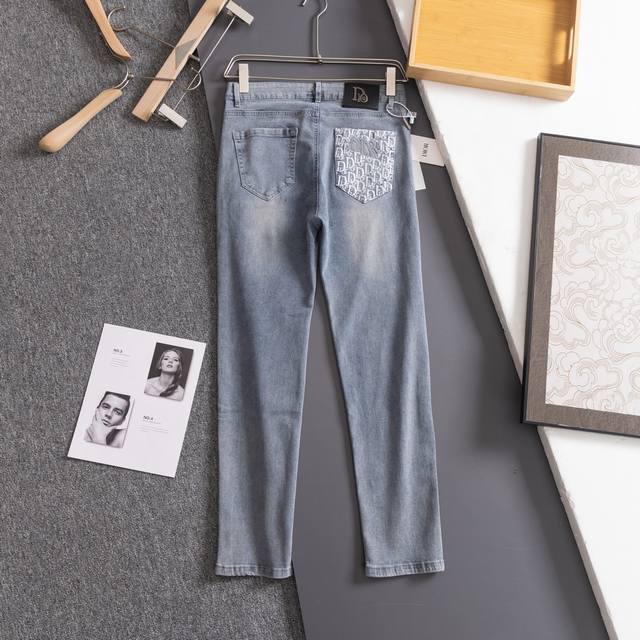 Dior Dior full print Ss new jeans Only high-quality products, look at the fabric
