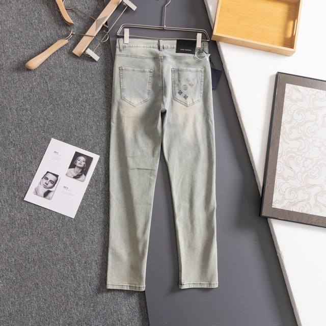 Lv Louis Vuitton spring and summer men's jeans original factory original cloth o