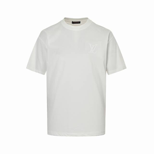 Louis Vuitton 25Ss dark pattern embroidery with large logo and rope embroidery s