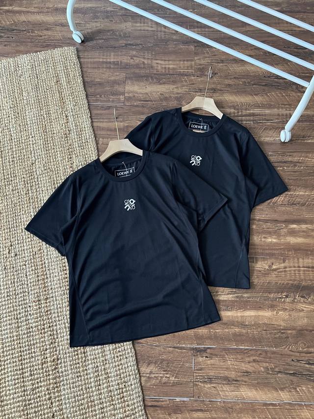 On co-branded Loewe quick-drying short sleeves, high-end quality, four-needle si