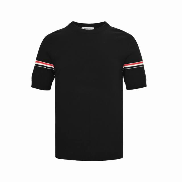 Thom Browne 25Ss M28 arm ribbon ice silk jacquard short sleeves Selected custom-