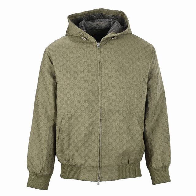 Gucci Gucci Gc Gg all-print hooded jacket The original price was 29250, the oute