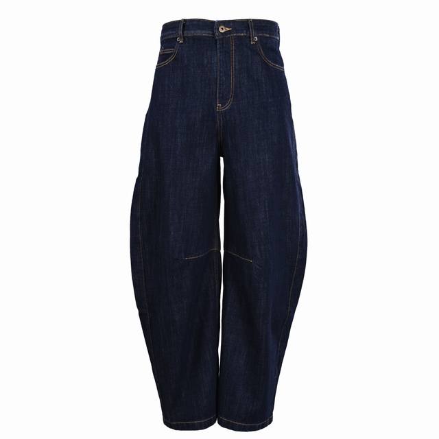 Loewe Anagram tapered denim trousers Customized elegant rough twill denim materi