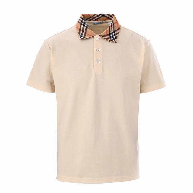Burberry Burberry Bbr Checked Short Sleeve Polo Shirt Original custom 270G pique