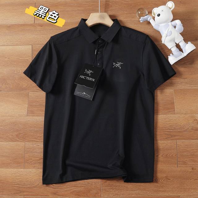Arc'teryx Men's Outdoor Sports Leisure Short-sleeved Business Polo Shirt Quick-d