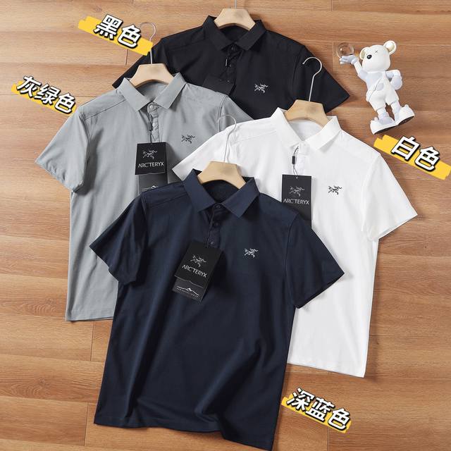 Arc'teryx Men's Outdoor Sports Leisure Short-sleeved Business Polo Shirt Quick-d