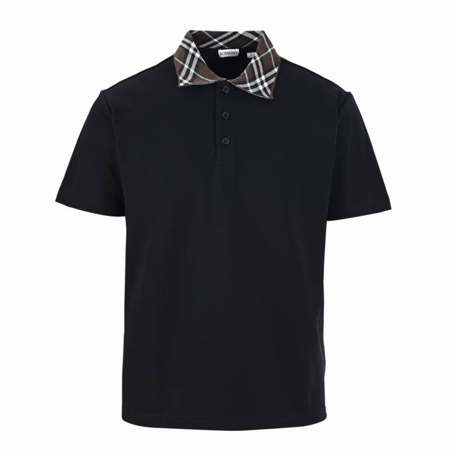 Burberry Burberry Bbr Checked Short Sleeve Polo Shirt Original custom 270G pique