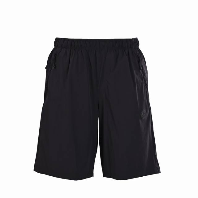 Moncler Mc Small Black Label Stretch Nylon Shorts The combination of nylon and s