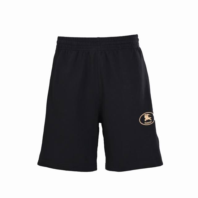 Burberry Bbr Round Logo Knight Equestrian Badge Shorts This is a single-sided fi
