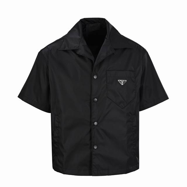 Prada Prada Prd nylon pocket short-sleeved shirt Authentic 6407 purchased, made