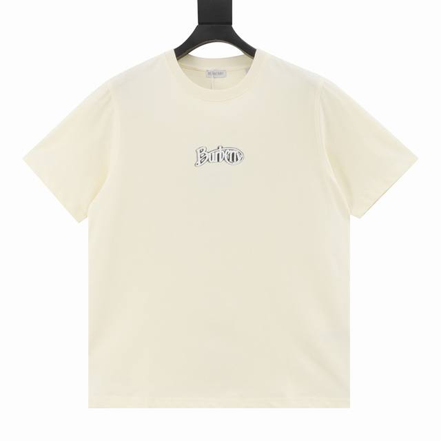 Burberry Burberry cursive letter print short sleeves The print is made of import