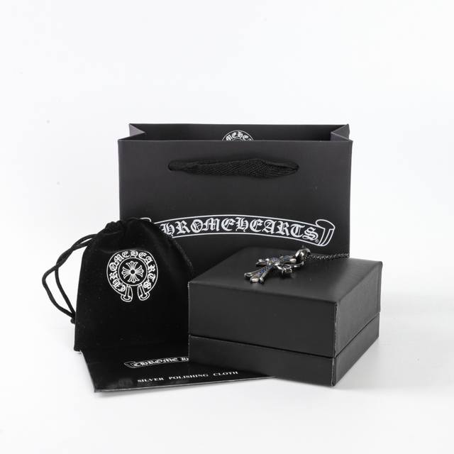 Chromehearts Chrome Hearts Cross Pendant Necklace Restore the quality of the cab