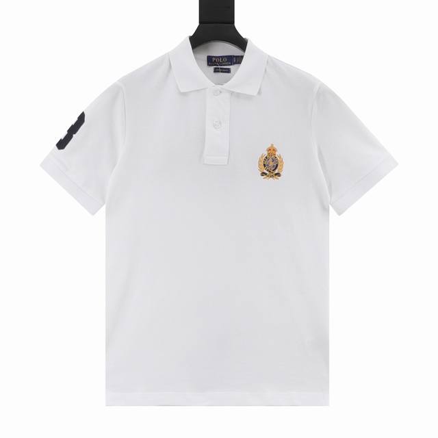 Ralph Lauren Ralph Lauren Golden Horse Logo with Three Pony Logo Embroidery Shor