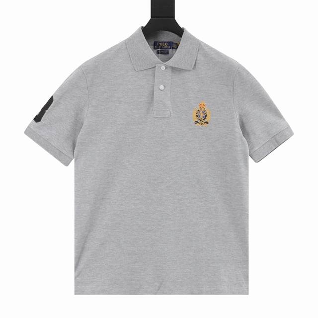 Ralph Lauren Ralph Lauren Golden Horse Logo with Three Pony Logo Embroidery Shor