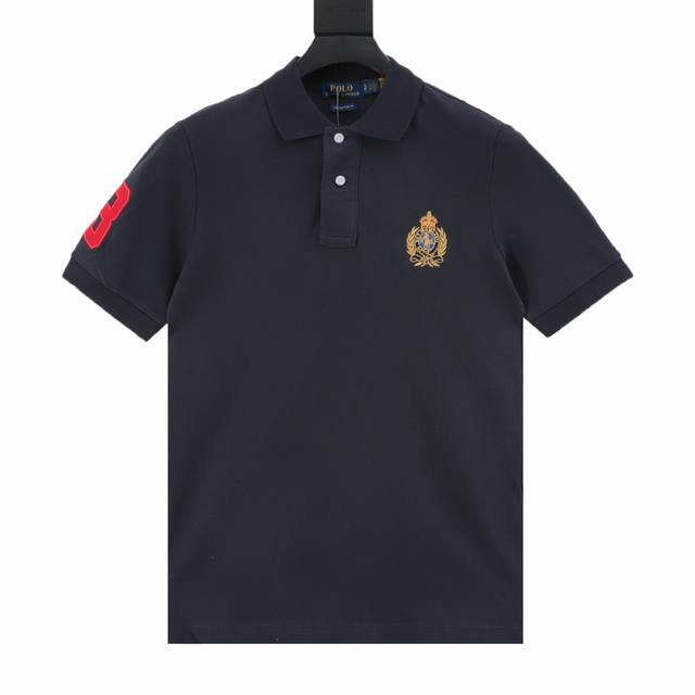 Ralph Lauren Ralph Lauren Golden Horse Logo with Three Pony Logo Embroidery Shor