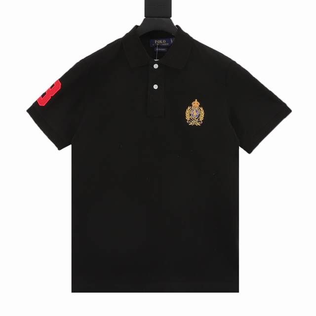 Ralph Lauren Ralph Lauren Golden Horse Logo with Three Pony Logo Embroidery Shor
