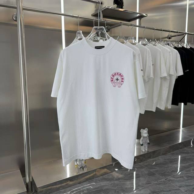 Chrome Hearts 2025Ss new style horseshoe laser burnt flower applique embroidery