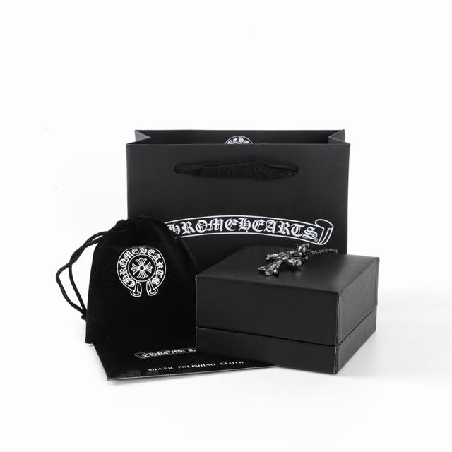 Chromehearts Chrome Hearts Cross Pendant Necklace Restore the quality of the cab