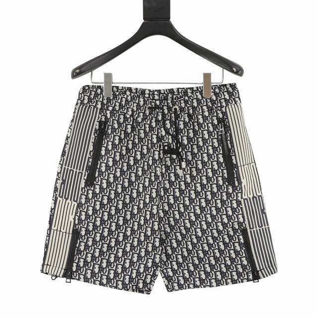 Dior Dior striped ribbon old flower shorts The original version was purchased an
