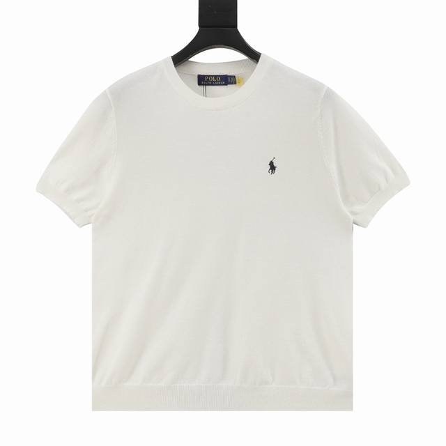 Ralph Lauren Ralph Lauren knitted pony embroidered short sleeves Classic cotton