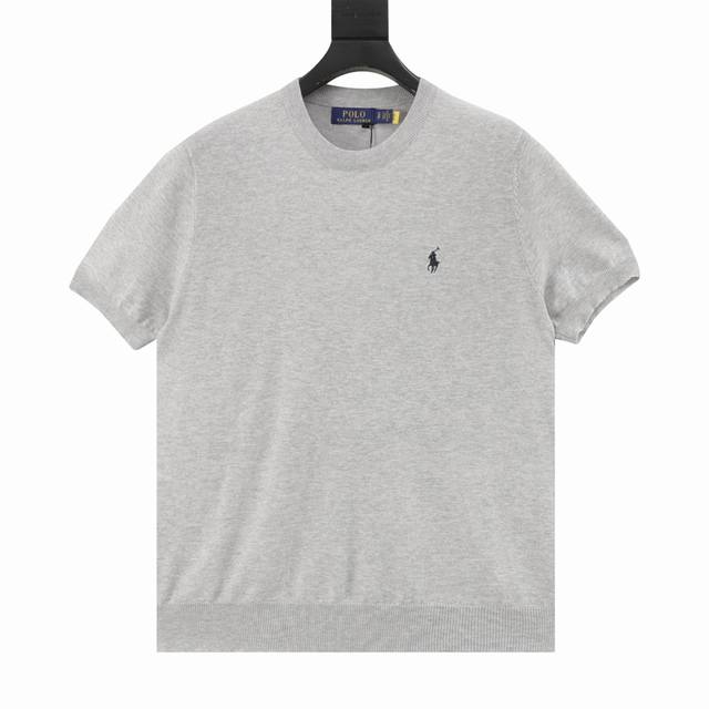 Ralph Lauren Ralph Lauren knitted pony embroidered short sleeves Classic cotton
