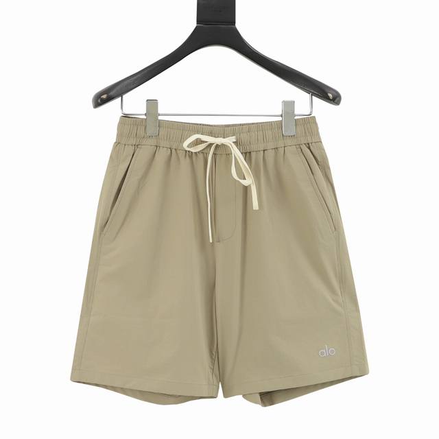 Alo Sweat-Absorbent Series Logo Sports Shorts Sports enthusiasts, please take no