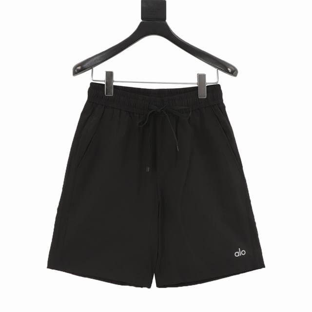 Alo sweat-wicking series logo sports shorts Sports enthusiasts, please pay atten