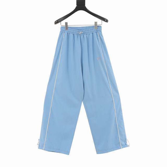 Alo 25Ss Reflective small label wide-leg straight casual trousers Colorful tones