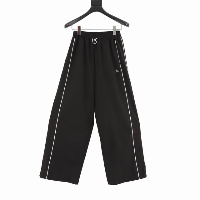 Alo 25Ss Reflective small label wide-leg straight casual trousers Colorful tones