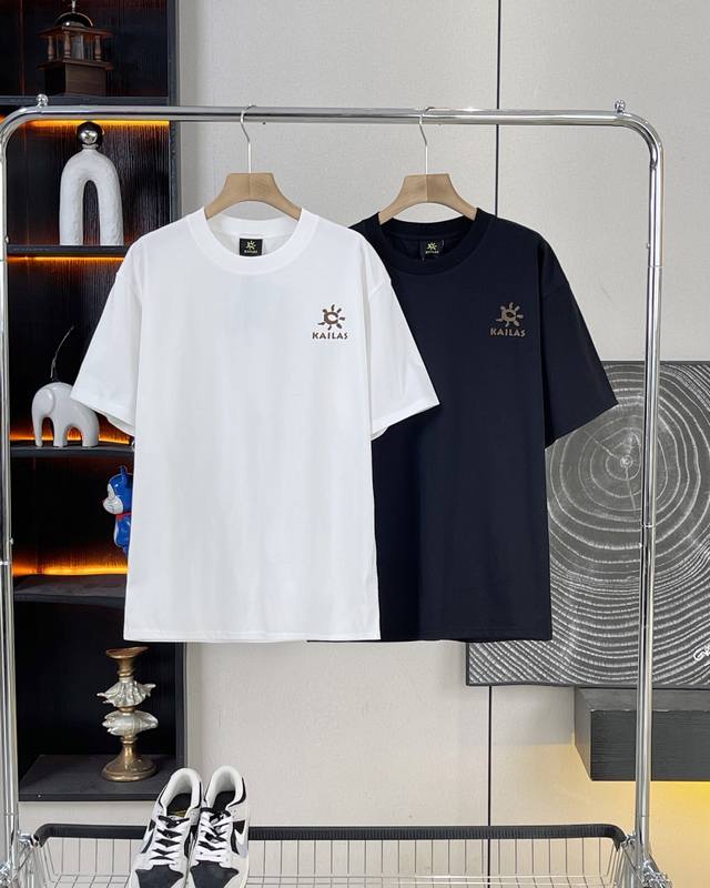 Kailas Kailas 25Ss new summer short-sleeved couple's style with a big logo on th