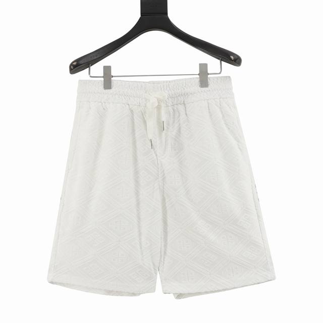 Givenchy Givenchy full print 4G grid diamond jacquard shorts fabric is made of a