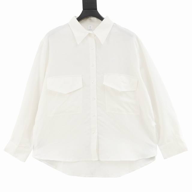 Alo 25 new linen long-sleeved shirt The fabric is made of 100% linen, which is b