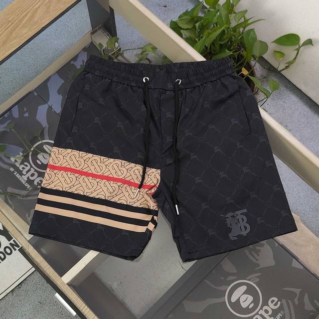 New Model number: Yqv2408 2025 new Burberry Tb logo print casual couple quick-dr