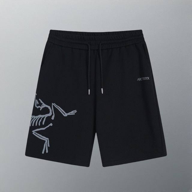 New Ayc Teryx Arc'teryx printed letter logo shorts, High-quality cow belly fabr