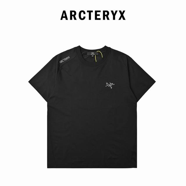 Arcterxy-Arcteryx round neck quick-drying three-dimensional embroidery and lamin