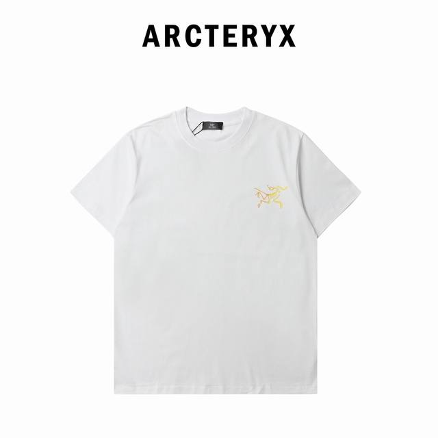 Arcteryx Arc'teryx 25Ss new gold gradient logo bird front and back printed short