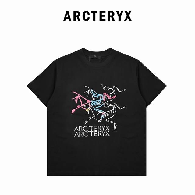 Arcteryx Arc'teryx 2025 Spring and Summer New Colorful Big Bird Logo Printed Sho